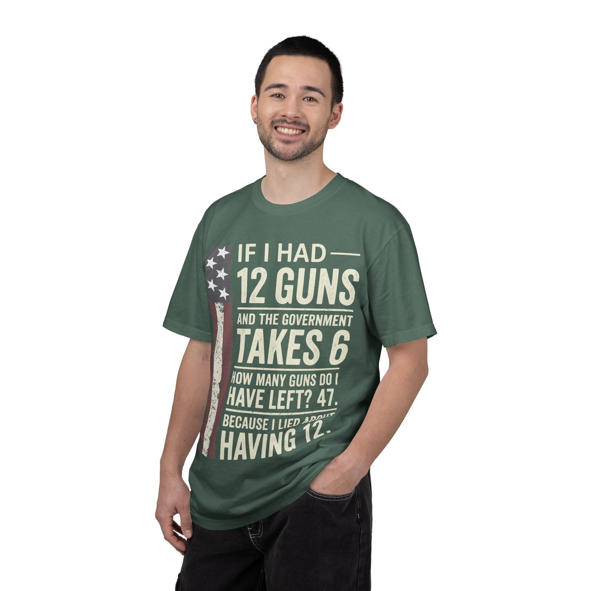 If I Had 12 Guns Funny Gun Math Comfort Colors T-Shirt