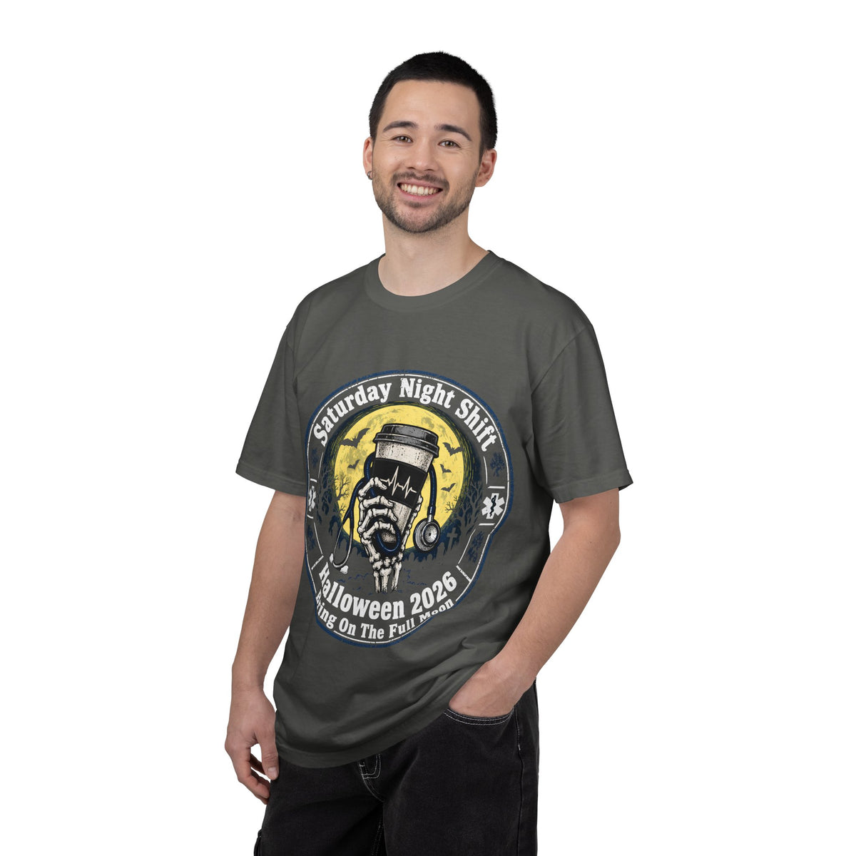 Saturday Night Shift Halloween 2026 Comfort Colors Tee