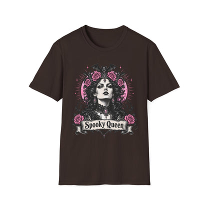 Pink Spooky Queen Pastel Gothic Glamour Witch T-Shirt