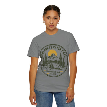 Wilderness Camp Crew Savannah GA Comfort Colors Tee