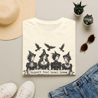 Support Your Local Coven Feminist Witch T-Shirt