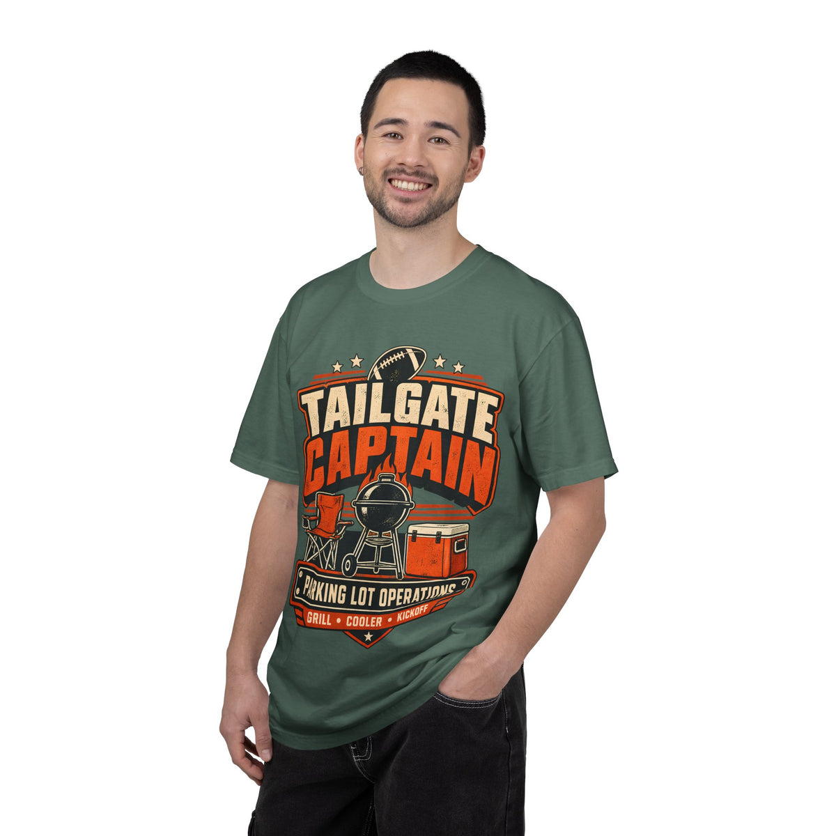 Tailgate Captain Football Game Day Comfort Colors T-Shirt