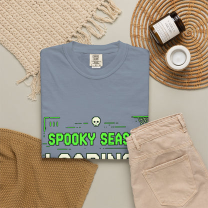 Spooky Season Loading Gamer Halloween Comfort Colors Tee
