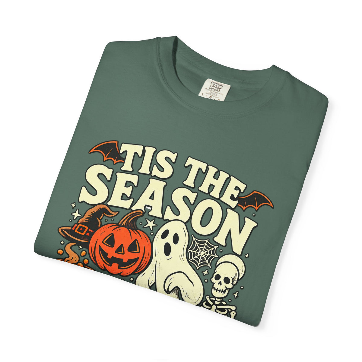Tis the Season Spooky Halloween Comfort Colors Graphic Tee