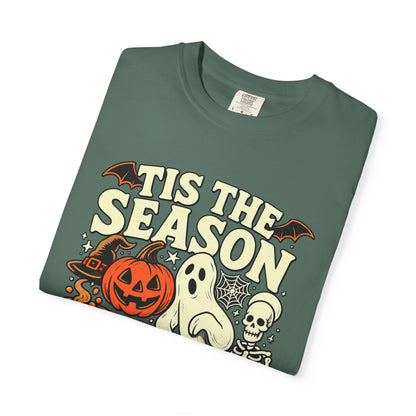 Tis the Season Spooky Halloween Comfort Colors Graphic Tee