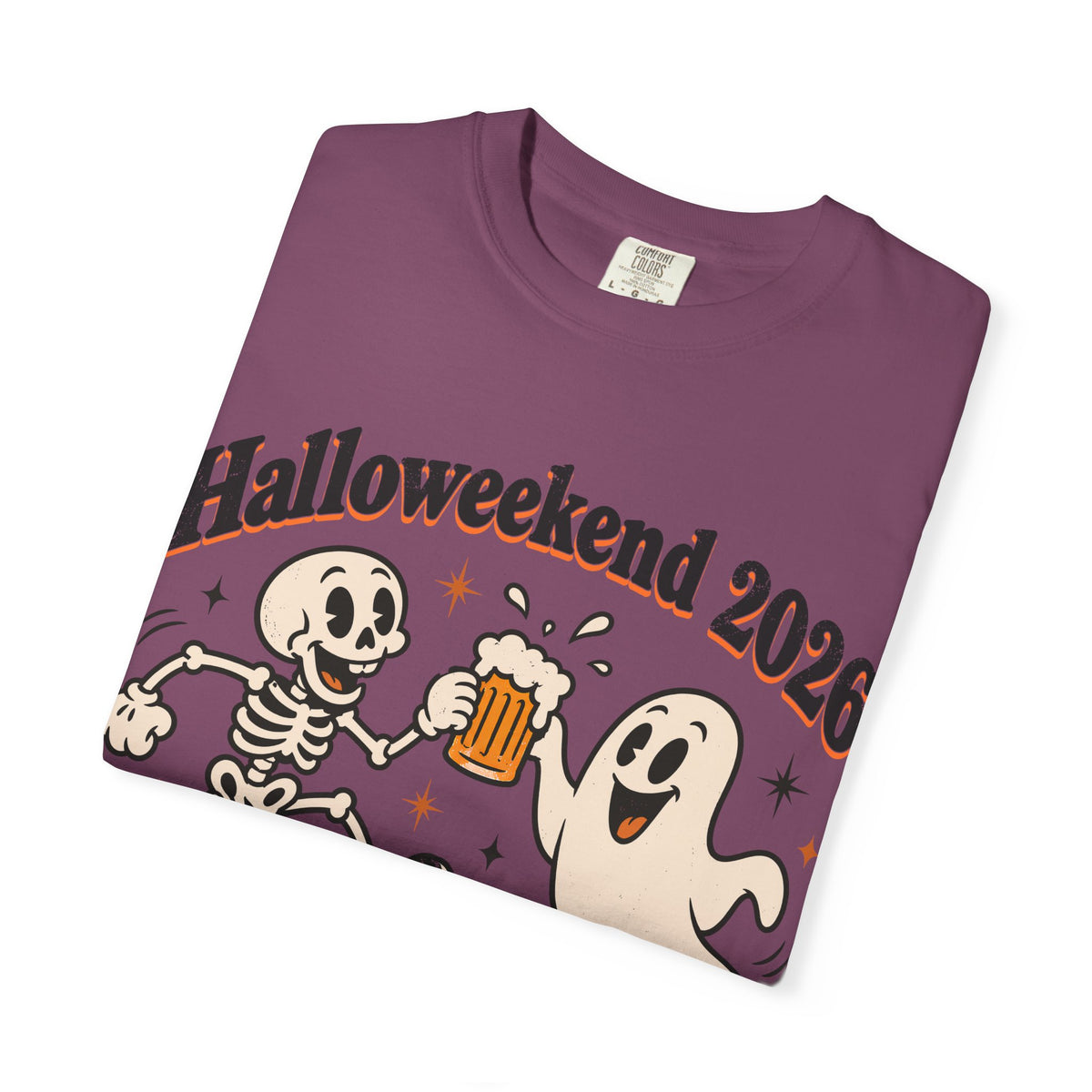 Halloweekend 2026 Boos & Booze Comfort Colors Tee