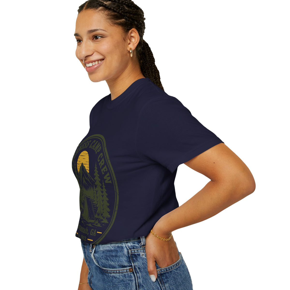 Wilderness Camp Crew Savannah GA Comfort Colors Tee