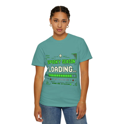 Spooky Season Loading Gamer Halloween Comfort Colors Tee