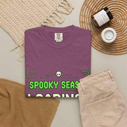 Spooky Season Loading Gamer Halloween Comfort Colors Tee