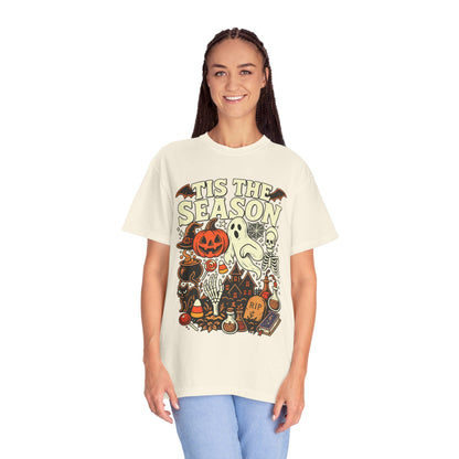 Tis the Season Spooky Halloween Comfort Colors Graphic Tee