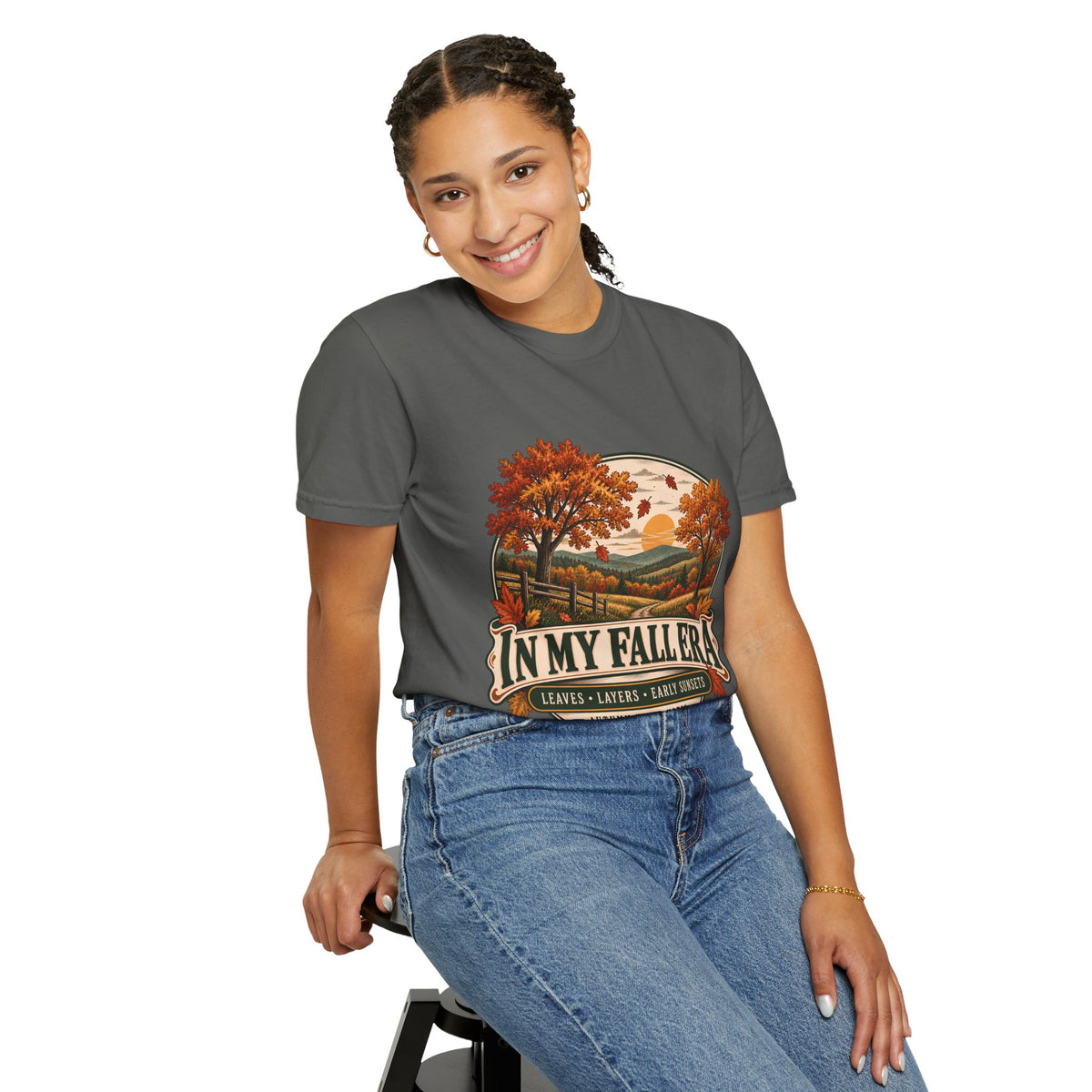 In My Fall Era Autumn Comfort Colors Graphic T-Shirt
