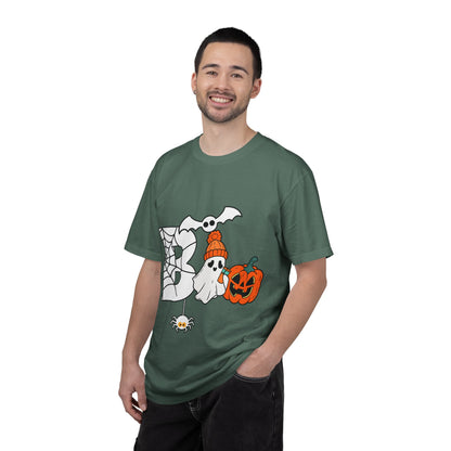 Cute Ghost Pumpkin Cozy Halloween Comfort Colors T-Shirt
