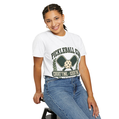 Pickleball Club Court Time Over Screen Time Comfort Colors Tee