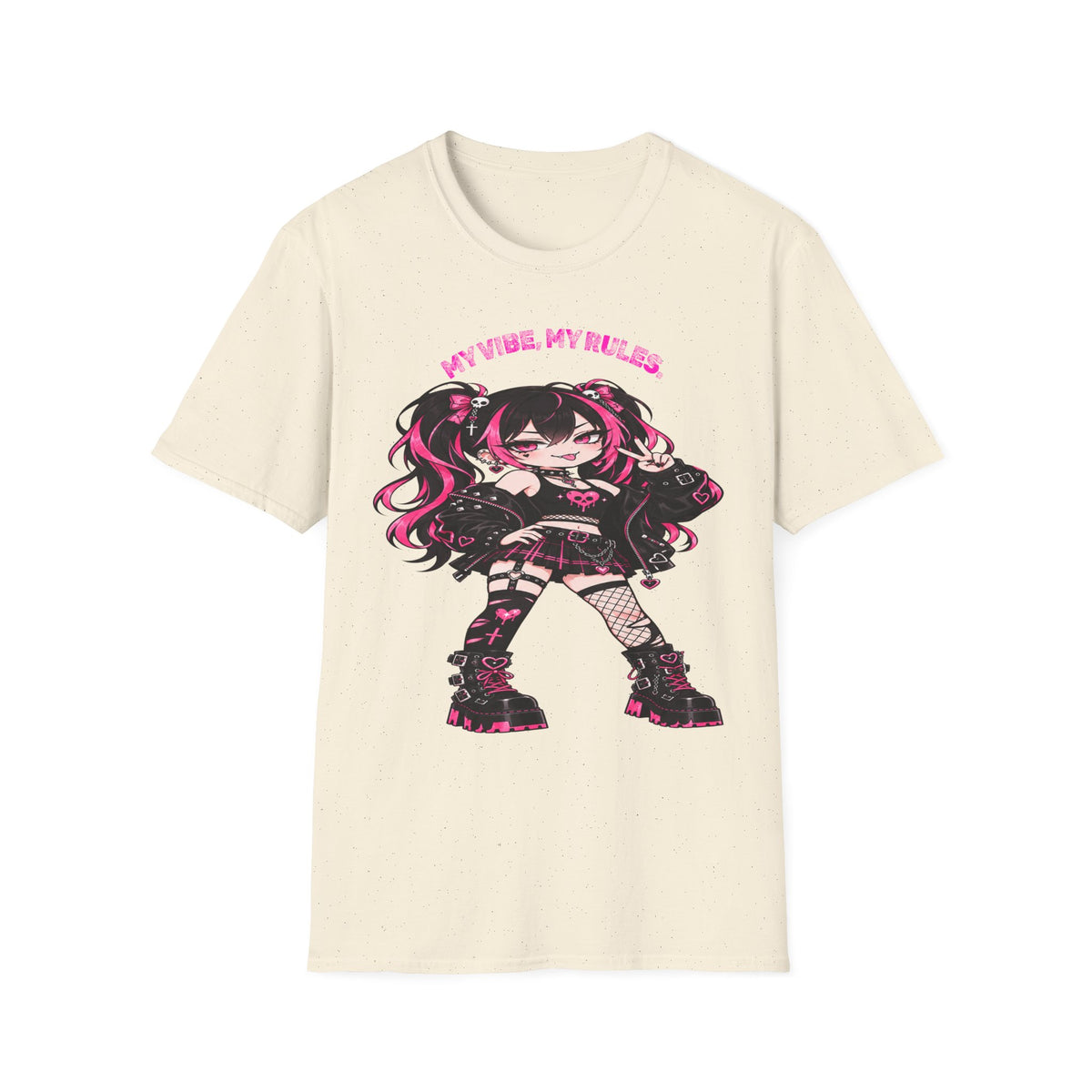 My Vibe, My Rules Anime Chibi Graphic Tee