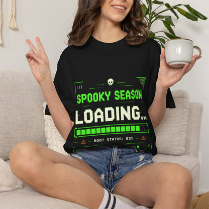 Spooky Season Loading Gamer Halloween Comfort Colors Tee