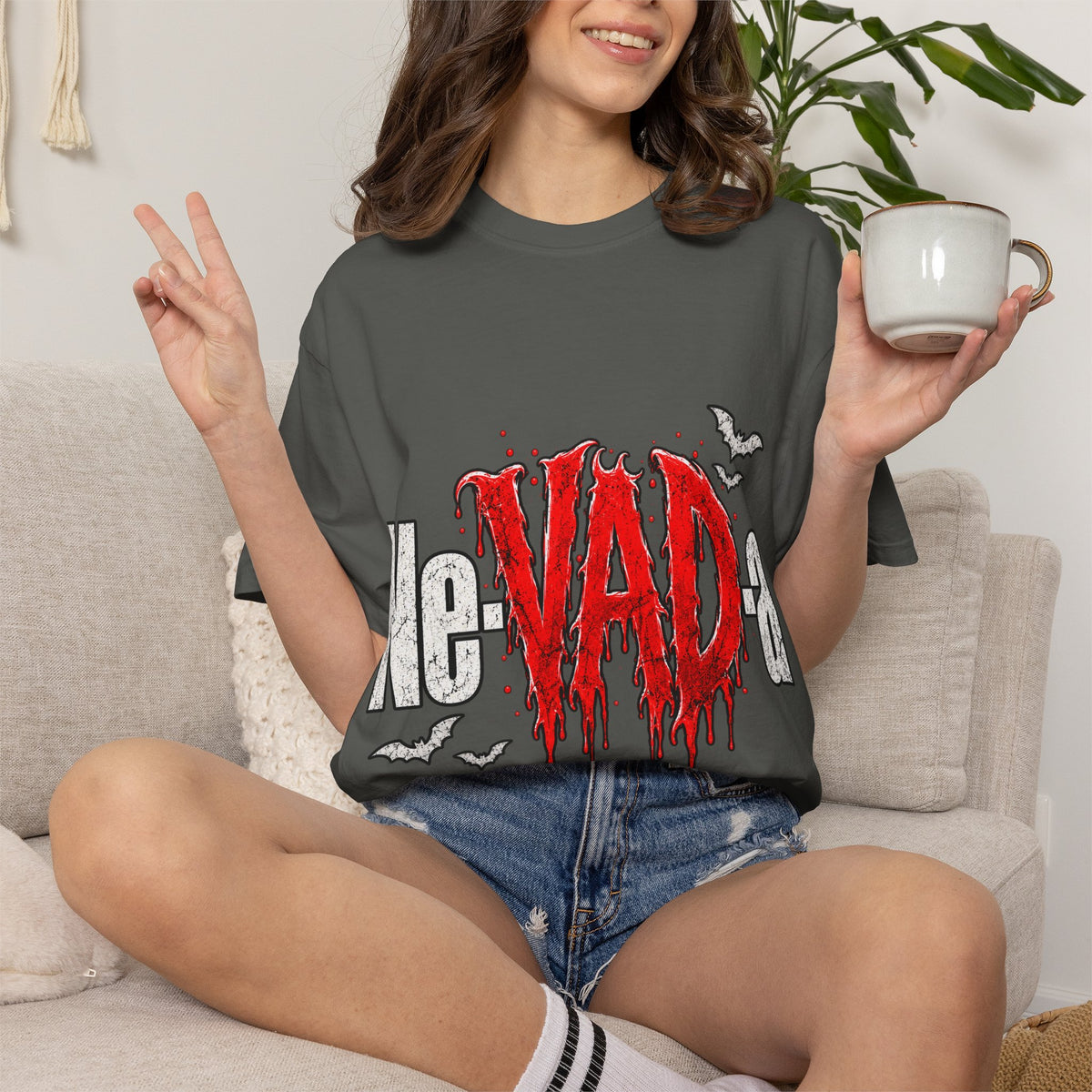 Nevada Horror Drip Halloween Comfort Colors T-Shirt