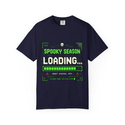 Spooky Season Loading Gamer Halloween Comfort Colors Tee