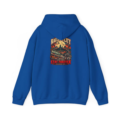 Welcome to Raccoon City Halloween 2026 Gildan 18500 Hoodie