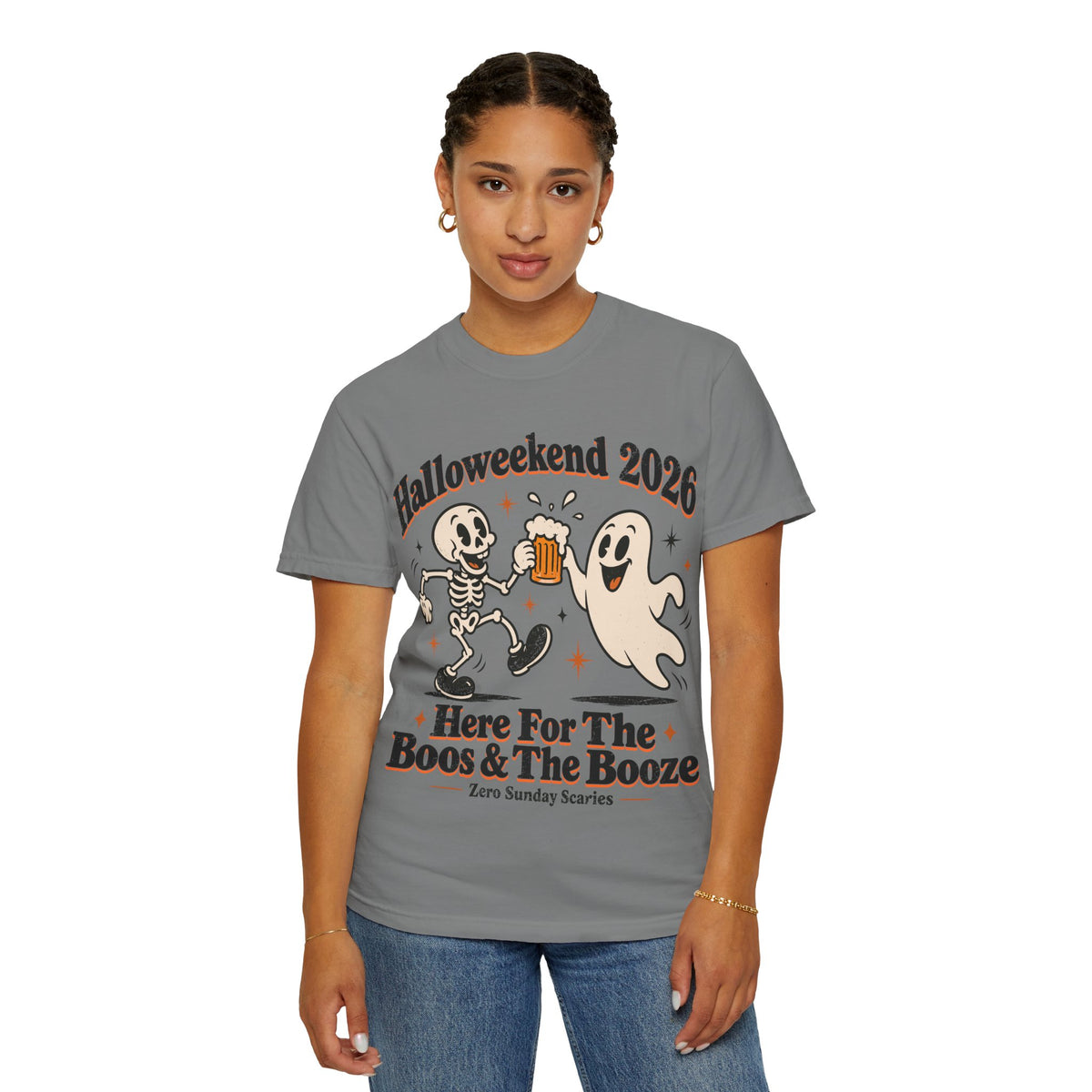 Halloweekend 2026 Boos & Booze Comfort Colors Tee