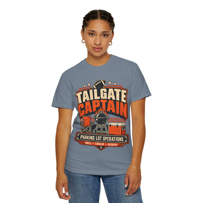Tailgate Captain Football Game Day Comfort Colors T-Shirt