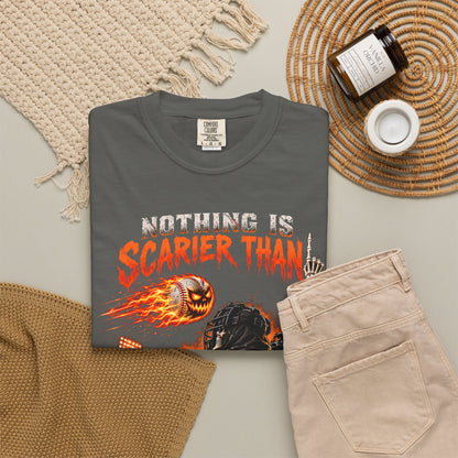 October Baseball Halloween Comfort Colors Graphic T-Shirt