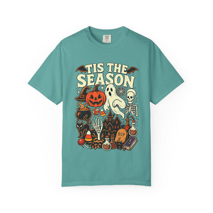 Tis the Season Spooky Halloween Comfort Colors Graphic Tee
