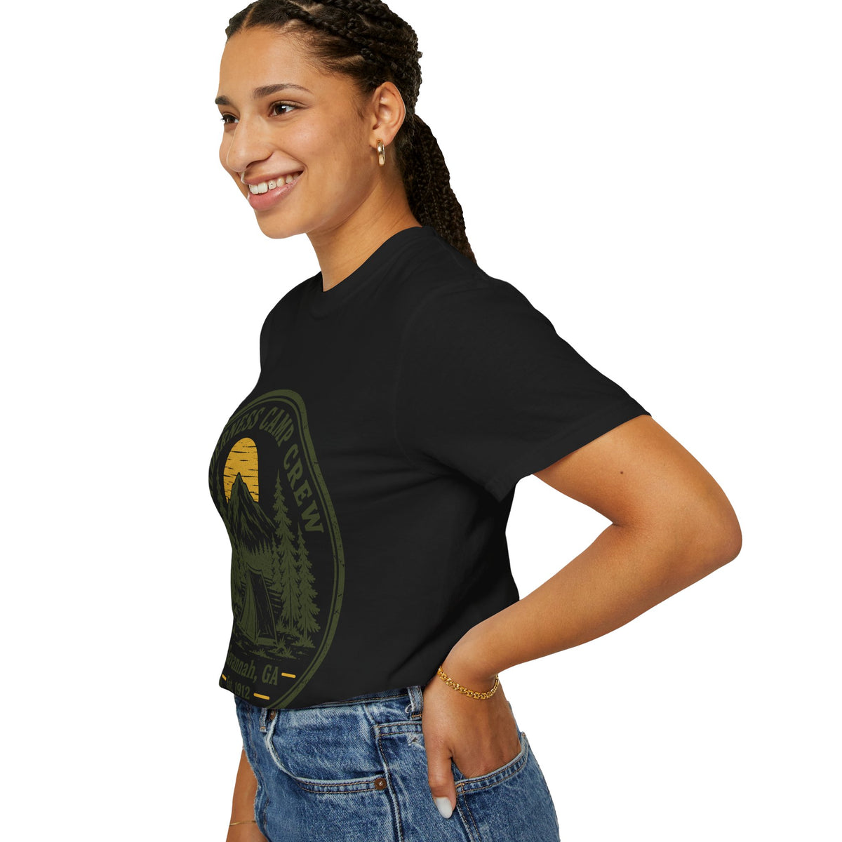 Wilderness Camp Crew Savannah GA Comfort Colors Tee