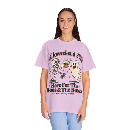 Halloweekend 2026 Boos & Booze Comfort Colors Tee