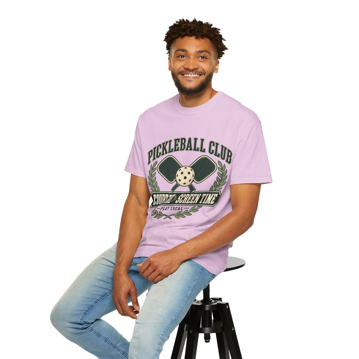 Pickleball Club Court Time Over Screen Time Comfort Colors Tee
