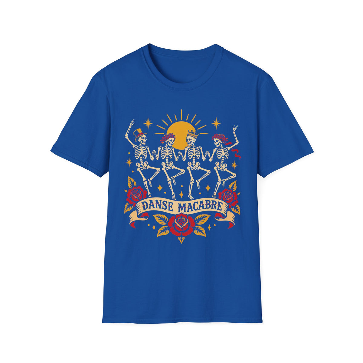 American Traditional Tattoo Skeleton Dance Shirt