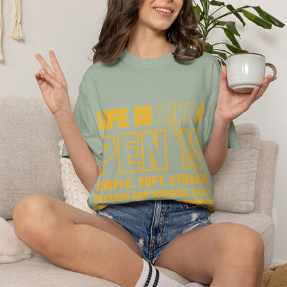 Life Is Like a Penis Adult Humor Comfort Colors T-Shirt