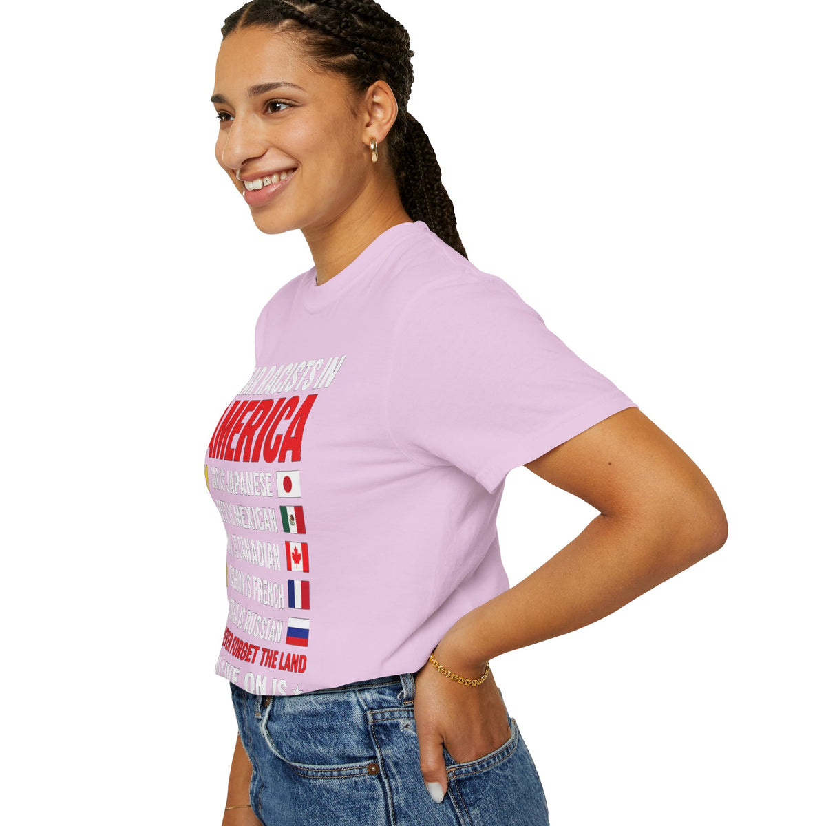 Dear Racists in America Anti-Racism Comfort Colors Tee