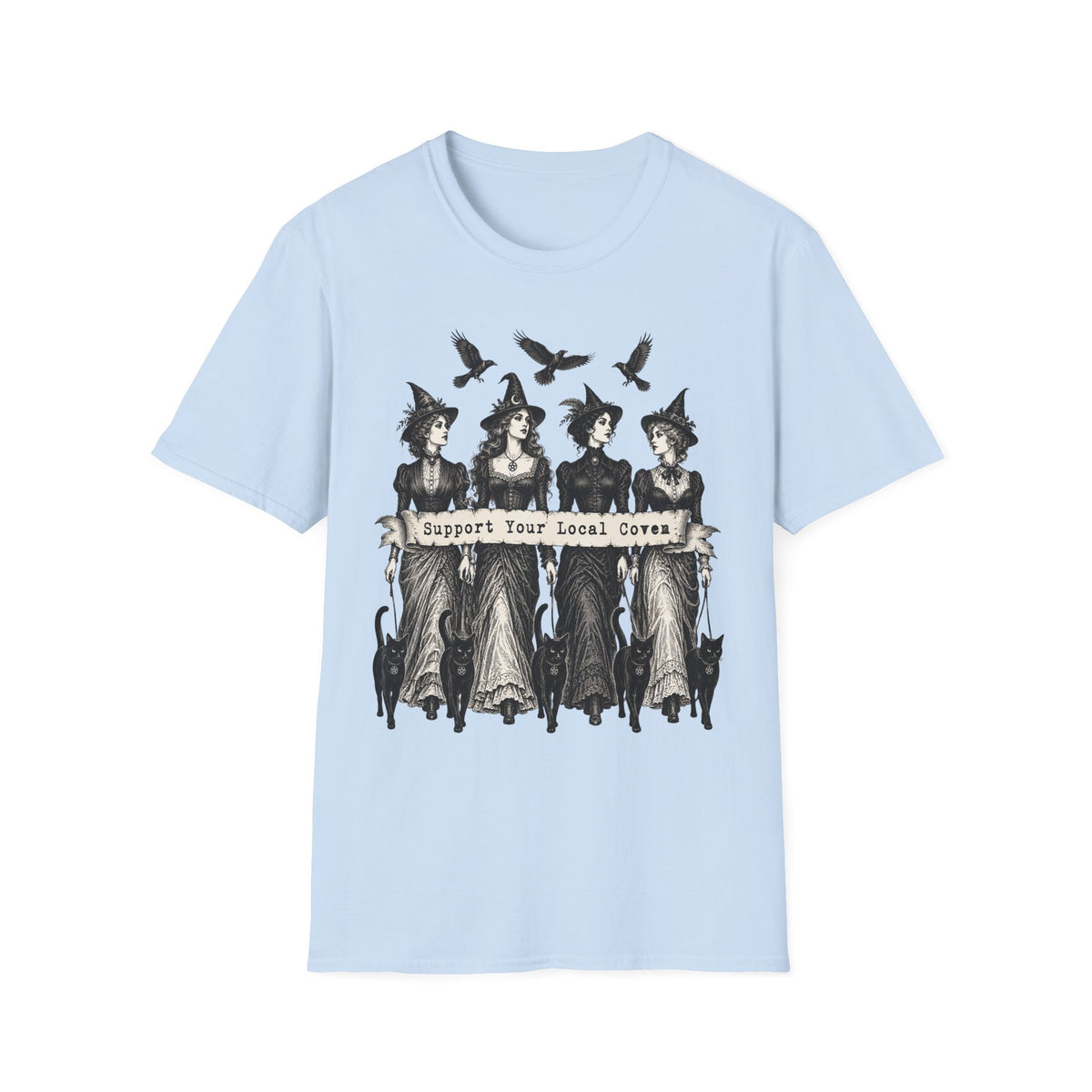 Support Your Local Coven Feminist Witch T-Shirt