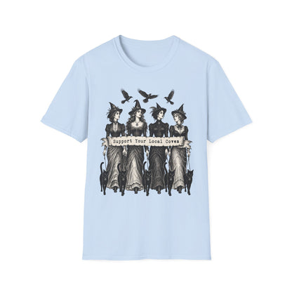 Support Your Local Coven Feminist Witch T-Shirt