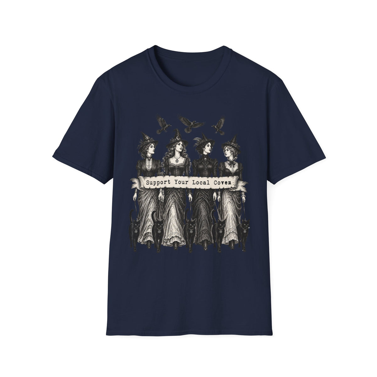Support Your Local Coven Feminist Witch T-Shirt