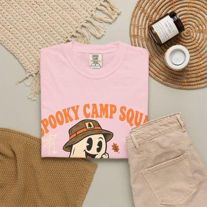 Spooky Camp Squad Campfires & Cobwebs Comfort Colors Tee