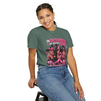 In October We Wear Pink My Coven Fights in Pink Tee