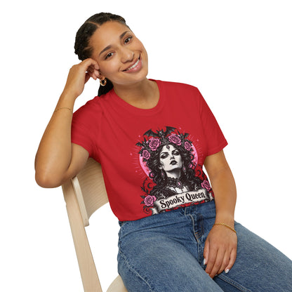 Pink Spooky Queen Pastel Gothic Glamour Witch T-Shirt
