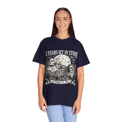 85 Years Set in Stone Mount Rushmore Comfort Colors Tee