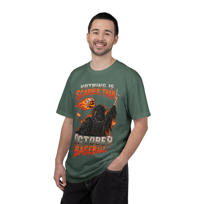 October Baseball Halloween Comfort Colors Graphic T-Shirt