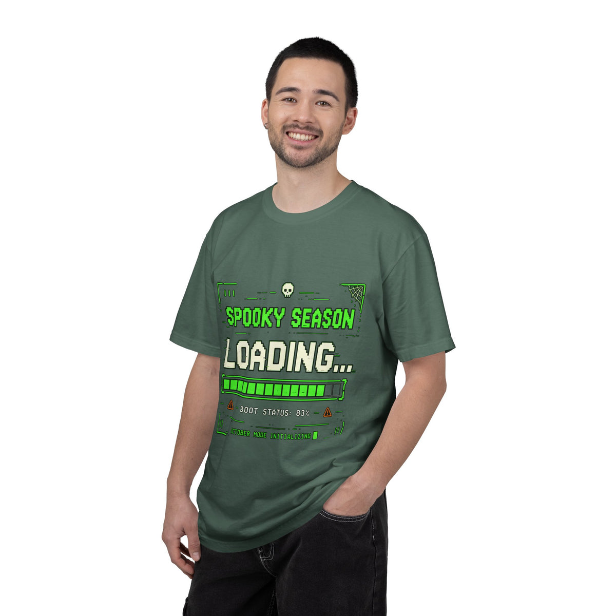 Spooky Season Loading Gamer Halloween Comfort Colors Tee