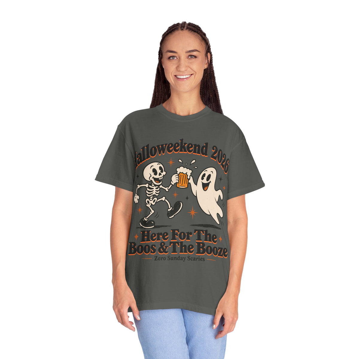 Halloweekend 2026 Boos & Booze Comfort Colors Tee