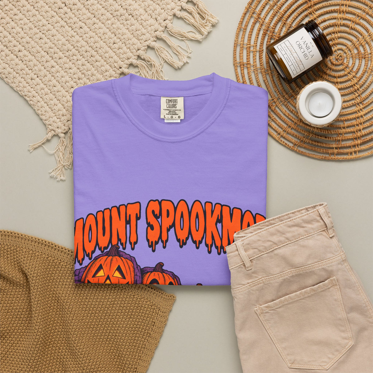 Mount Spookmore Halloween Comfort Colors T-Shirt