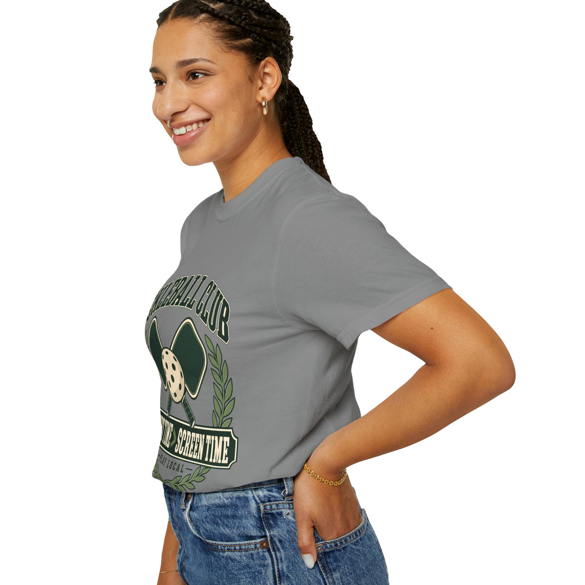 Pickleball Club Court Time Over Screen Time Comfort Colors Tee