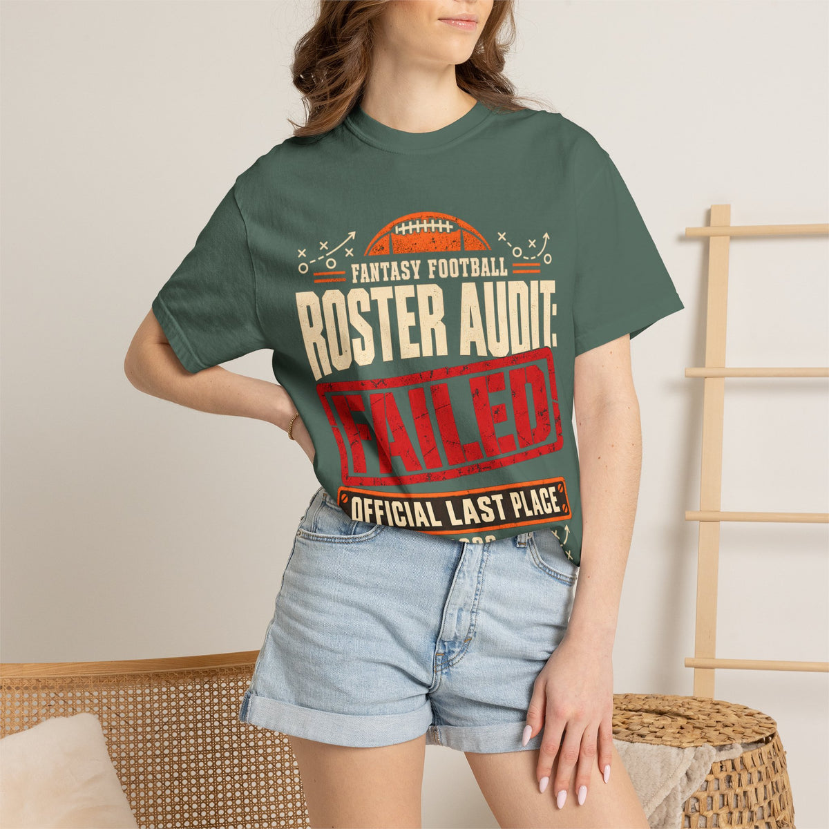 Fantasy Football Roster Audit Failed 2026 Comfort Colors Tee