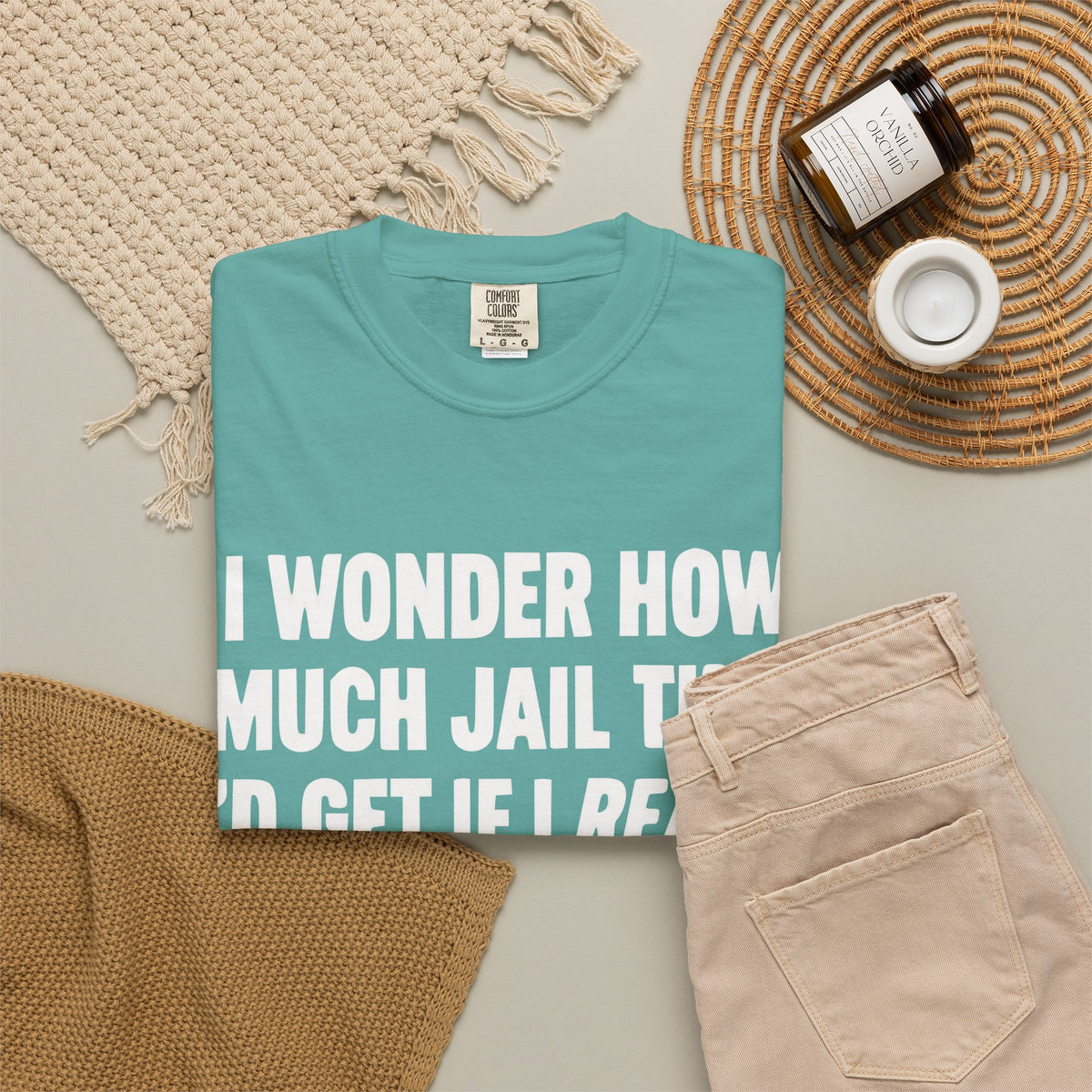 Do Unto Others Jail Time Humor Comfort Colors T-Shirt