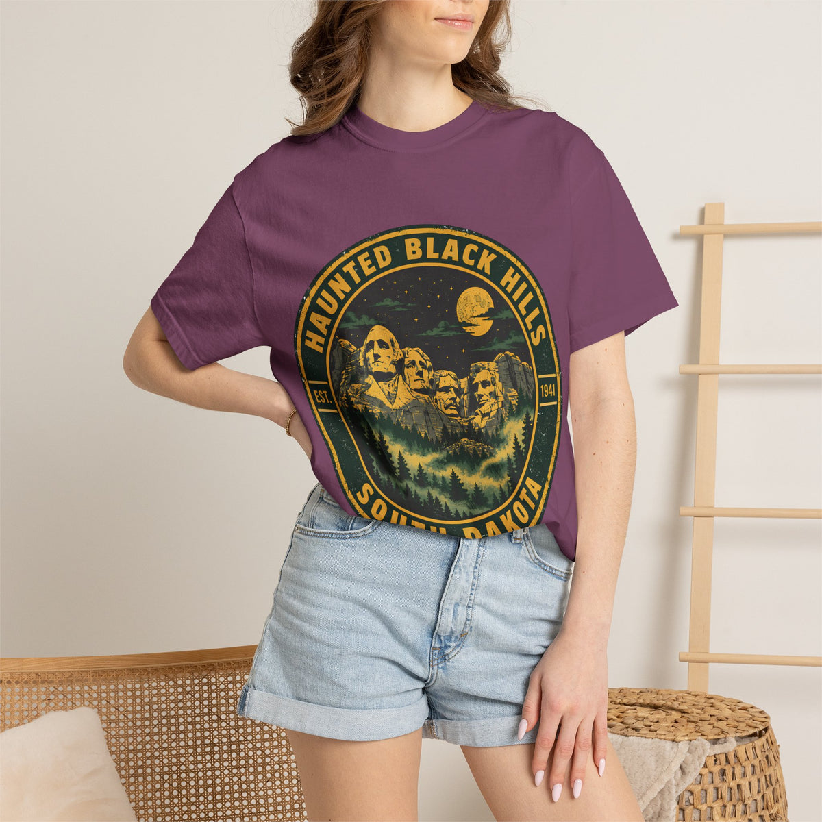 Haunted Black Hills South Dakota Comfort Colors T-Shirt
