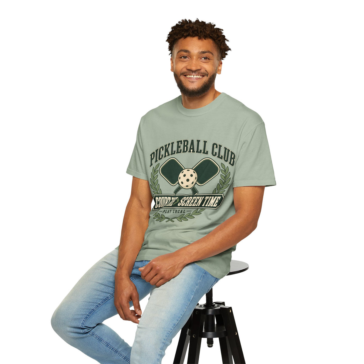 Pickleball Club Court Time Over Screen Time Comfort Colors Tee