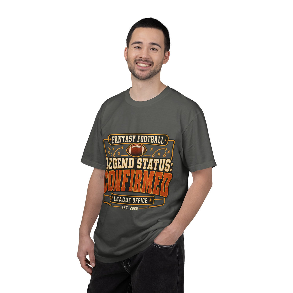 Fantasy Football Legend Status Confirmed Comfort Colors Tee