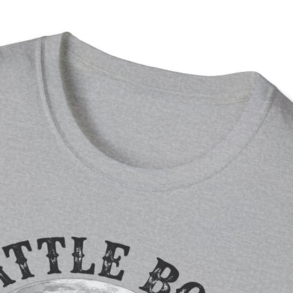 Battle Born Shadow Raised 1864 Shirt – Dark Western Horseman Moon Tee